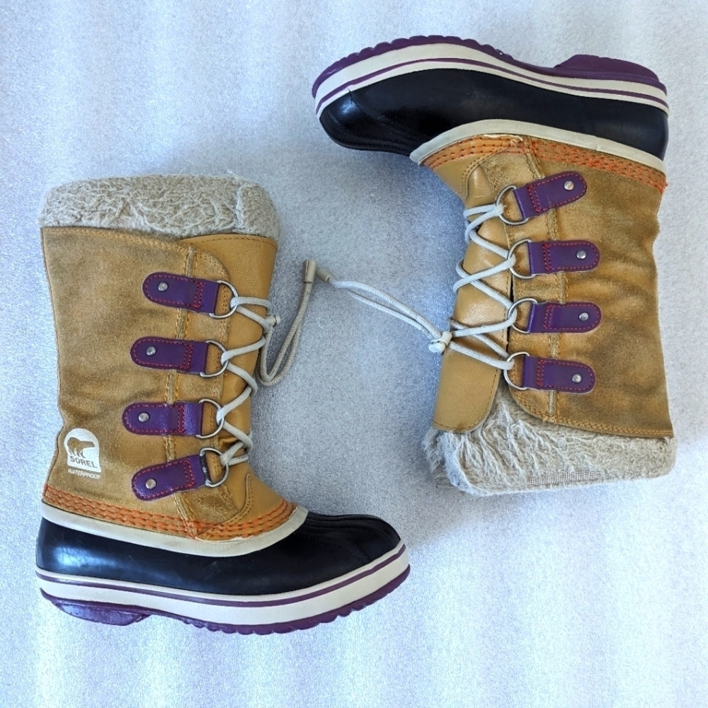 Sorel Manitou Snow Winter Boots Kids Size 2